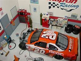 Image result for NASCAR Raced Diecast