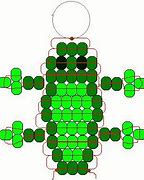 Image result for Pony Bead Frog Pattern