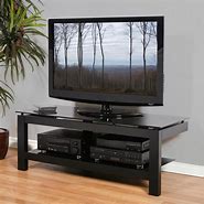Image result for Black Flat Screen TV Stands