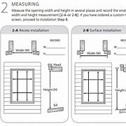 Image result for How to Measure Window Screen Size