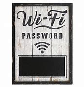 Image result for WiFi Password Plaque