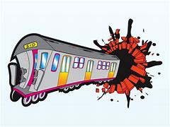 Image result for Crazy Train Cartoon