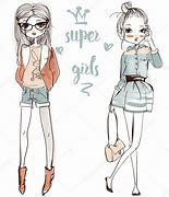 Image result for Cute Cartoon Fashion