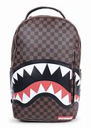 Image result for Sprayground Checkered Shark Backpack