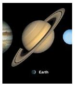Image result for Solar System Outer Planets