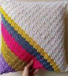 Image result for How to Make a Crochet Pillow Cover