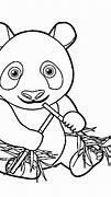 Image result for Panda Eating Bamboo Coloring Page