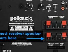 Image result for Connect a Velodyne Subwoofer to Receiver