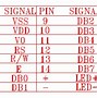 Image result for LCD 16X4 Schematic