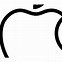 Image result for Apple Line Drawing with Black Background