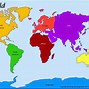 Image result for 7 Continents Labeled