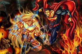 Image result for Superman Prime vs Goku