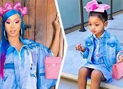 Image result for cardi b daughters style