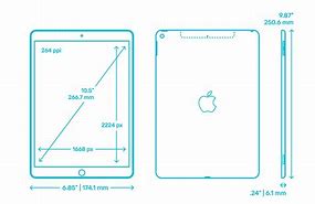 Image result for iPad Air 3 Size