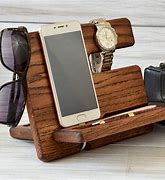 Image result for Wooden Phone Dock