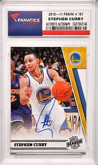 Image result for Stephen Curry Autographed Card