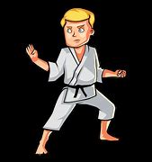 Image result for Teaching Martial Arts Cartoon