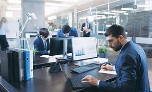 Image result for Office Worker On Computer