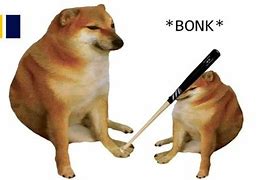 Image result for Doge Bonk Meme Template