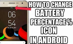 Image result for Battery Icon and Percentage On the Phone