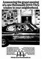Image result for Vintage McDonald's Drive Thru Menu