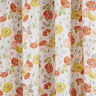 Image result for Half Moon Poppy Garden Curtains