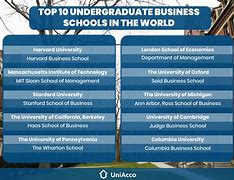 Image result for Top 10 Undergraduate Business Schools