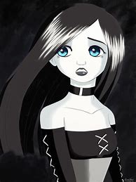 Image result for Sad Gothic Girl
