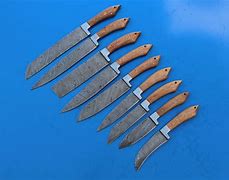 Image result for Damascus Steel Kitchen Knives Designs