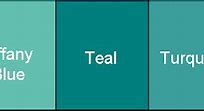 Image result for Tiffany Blue vs Teal