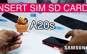 Image result for Samsung A20 Sim Card Slot