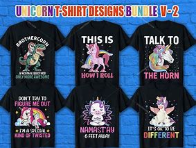 Image result for Unicorn Shirt Design