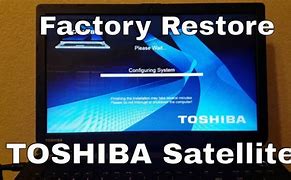 Image result for Toshiba Laptop Restore