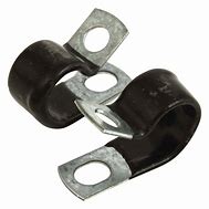 Image result for One Hole Rubber Coated Clamps