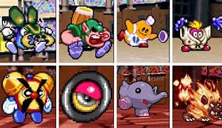Image result for Custom Kirby Sprites Mini Bosses Milky Way Wishes