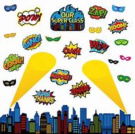 Image result for Superhero Bulletin Board Cutouts