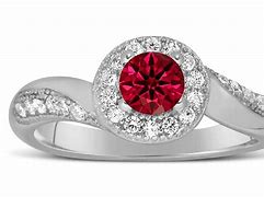 Image result for Real Red Diamond Rings for Women