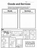Image result for Difference Between Goods and Services Free Printable