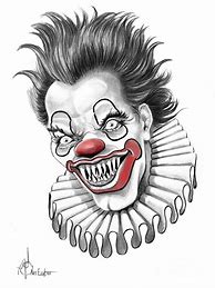 Image result for Wicked Clown Art