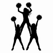 Image result for Cheer Pyramid Silhouette