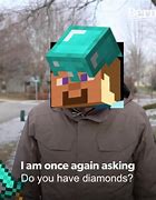 Image result for Minecraft Diamond Meme