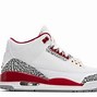 Image result for Red Cleats Jordan 3s
