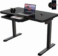 Image result for Adjustable Standing Desk with Drawers