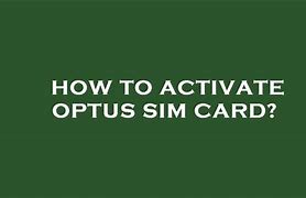 Image result for Activate Optus Sim Card