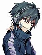 Image result for Anime Boy Glasses Headphones