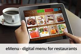 Image result for Digital Restaurant Menu
