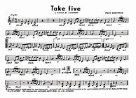 Image result for Take Five Jazz On Sheet Music