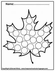 Image result for Fall Dot Painting Printables