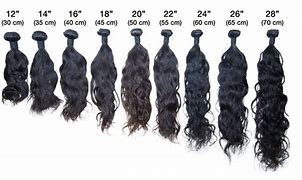 Image result for How Long Is 8 Inch Weave