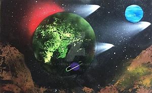 Image result for Realistic Outer Space Drawings